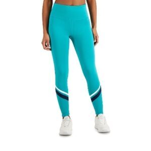 ID IDEOLOGY Women's Compression Colorblocked Side Pocket 7/8 Leggings, Reg 1x